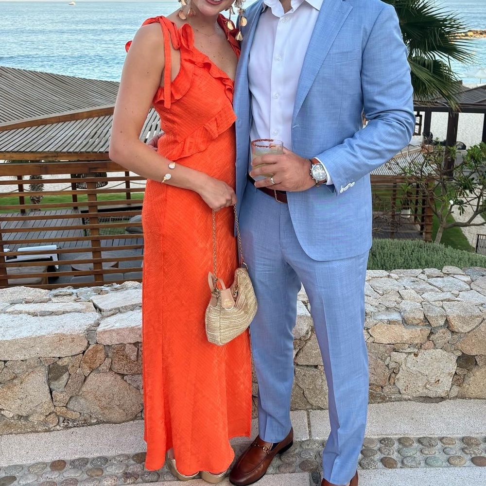 Astr Orange Maxi Dress - Picture 5 of 5
